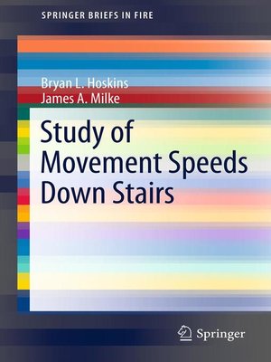 cover image of Study of Movement Speeds Down Stairs
